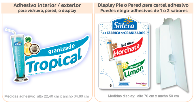 publicidad granizado tropical