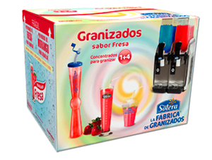 caja granizado fresa