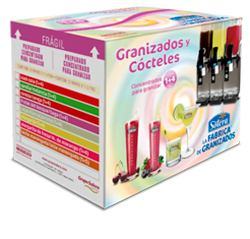 cajas granizados cocteles