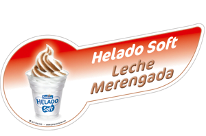 Banda helado soft leche merengada