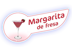 Banda coctel margarita fresa