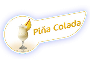 Banda coctel piña colada