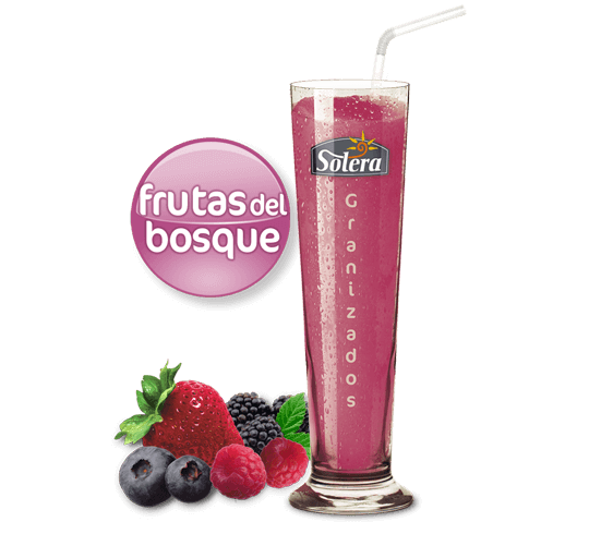 Granizado frutas del bosque solera