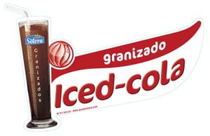 Cartel Granizado iced-cola