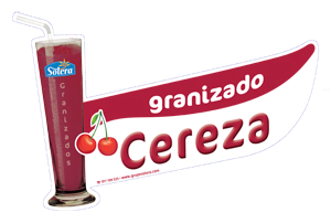 Cartel depositos granizados cereza