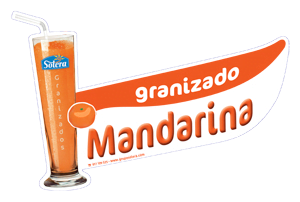 Cartel depositos granizados mandarina