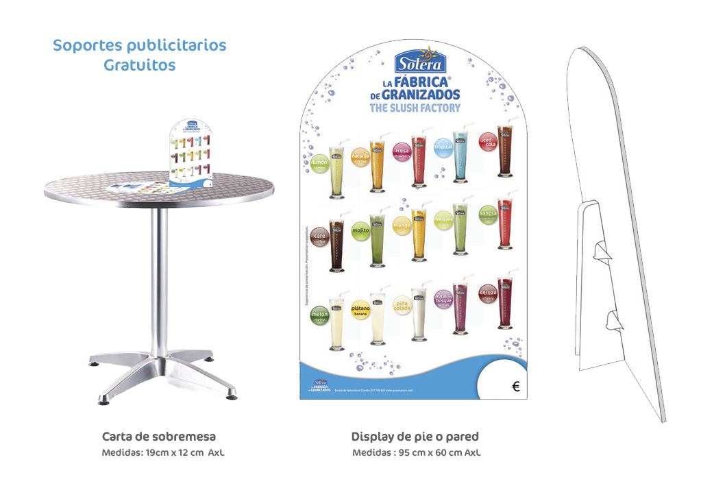 Carta mesa granizado
