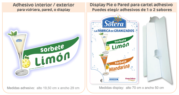 Publicidad sorbete limon
