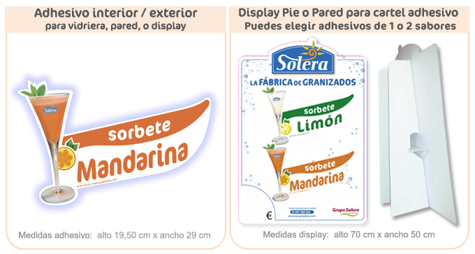 Publicidad sorbete mandarina