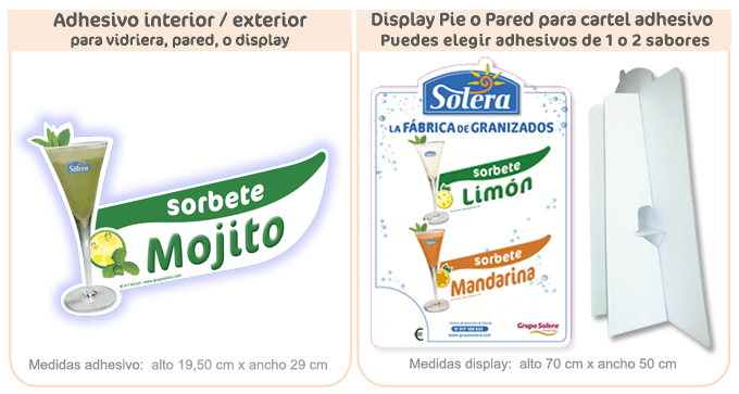 Publicidad sorbete mojito