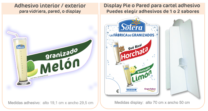 Soporte pie melon